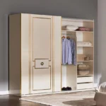 خزانة ملابس ببابين انزلاقيين مع مرآة - Image 5