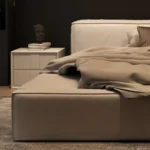⁦سرير غرفة نوم ارضي بتصميم مميز⁩ - الصورة ⁦2⁩