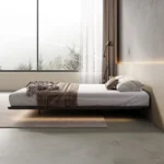 سرير معلق بتصميم مودرن مع اضاءة سفلية - Image 4