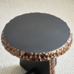 طاولة جانبية دائرية من خشب - Image 5