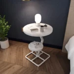 ⁦طاولة جانبية عصرية بطابقين⁩ - الصورة ⁦4⁩