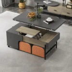 طاولة قهوة متعددة المزايا مع 4 كراسي - Image 5
