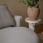 ⁦كنب مفرد مودرن بتصميم دائري مميز⁩ - الصورة ⁦2⁩