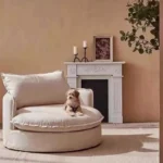 ⁦كنب مفرد مودرن بتصميم دائري مميز⁩ - الصورة ⁦5⁩