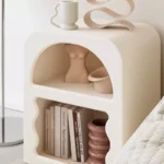 ⁦كمودينه أبيض بتصميم اسكندافي⁩ - الصورة ⁦8⁩