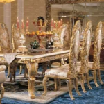طاولة طعام من تصميم ملكي - Image 4