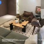 ⁦طاولة قهوة خشبي مودرن⁩ - الصورة ⁦3⁩