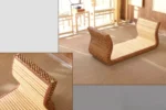 طاولة قهوة من خشب بتصميم بسيط - Image 6