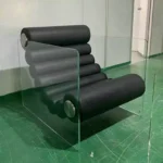 ⁦كرسي استرخاء مفرد من جلد⁩ - الصورة ⁦3⁩