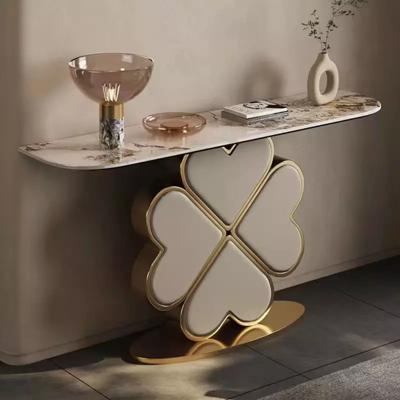 Console (4) كونسول رخام على شكل وردة