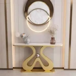 كونسول رخام بتصميم فاخر وأنيق