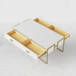 طاولة قهوة مستطيلة بتصميم عصري