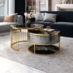 طاولة قهوة دائرية مودرن بتصميم أنيق - Image 7