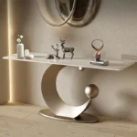 طاولة كونسول مودرن مع سطح من الرخام الفاخر
