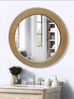 مرايا جدارية دائرية بتصميم بسيط - Image 2
