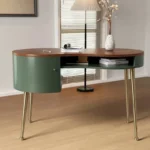 مكتب منحني بتصميم عصري