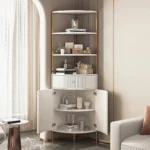 مكتبة زاوية بتصميم عصري