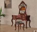 ⁦تسريحة غرفة نوم بتصميم عتيق وكلاسيك⁩ - الصورة ⁦2⁩