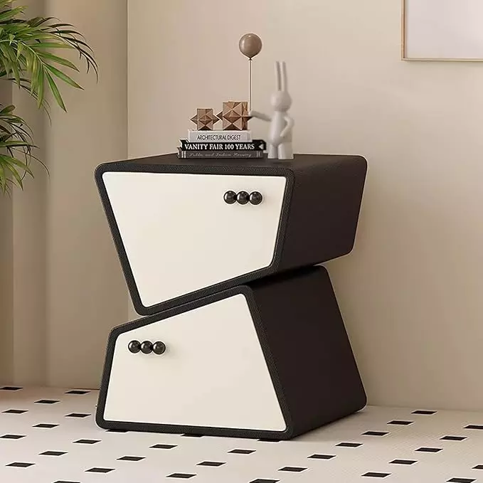 Side table (3) طاولة جانبية للسرير بسيطة وحديثة