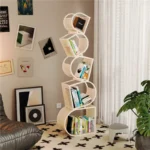 ⁦خزانة كتب بتصميم متراكب شيك⁩ - الصورة ⁦2⁩