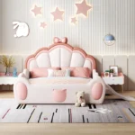 سرير أطفال للبنات بتصميم فاخر