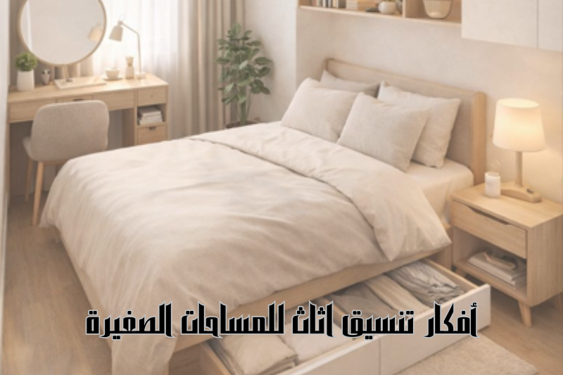 أفكار تنسيق اثاث للمساحات الصغيرة